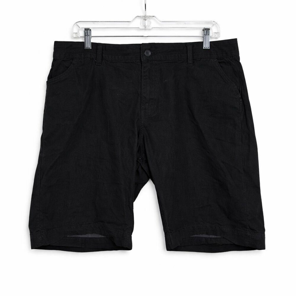 St. John's Bay Bermuda Shorts 20W Dark Wash Stretch Denim Casual Plus Size